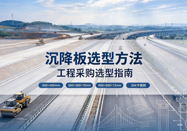 和顺沉降板选择方法